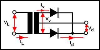 circuito rectificador de onda completa