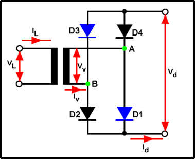 circuito rectificador de graetz