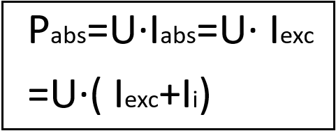 formula de Potencia absorvida