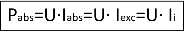 formula de Potencia absorvida