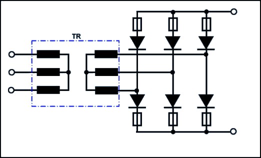 circuito de proteccion de un rectificador