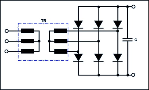 circuito de proteccion de un rectificador