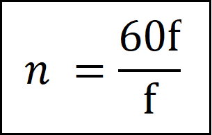 formula de Velocidad de giro en RPM