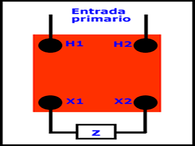 conexión del autotransformador eléctrico