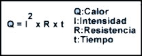 fórmula de joule.