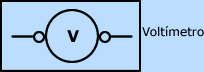 simbolo voltimetro