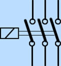 simbolo electrico de Contactor.
